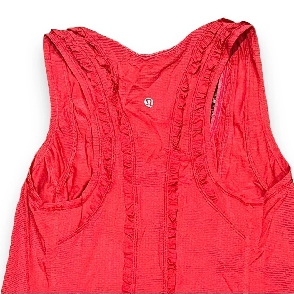 LULULEMON Mind over Matter workout tank top size 6 red